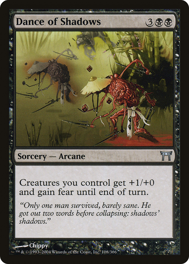 Dance of Shadows [Champions of Kamigawa] Foil