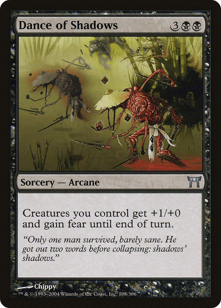 Dance of Shadows [Champions of Kamigawa] Foil