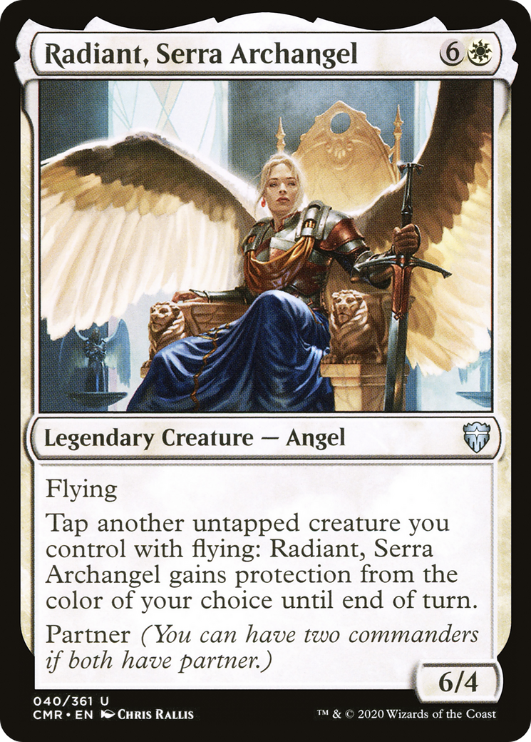 Radiant, Serra Archangel [Commander Legends] Foil