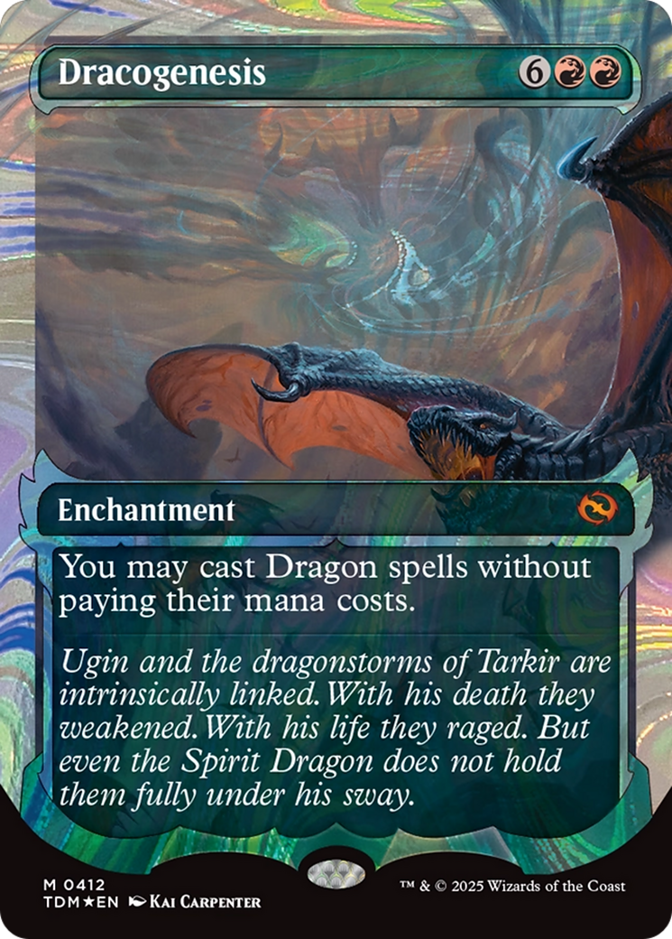 Dracogenesis (0412) (Showcase) (Halo Foil) (412) [Tarkir: Dragonstorm]