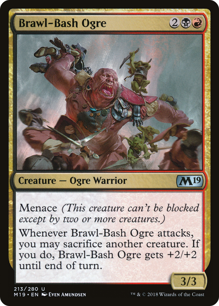 Brawl-Bash Ogre [Core Set 2019] Foil