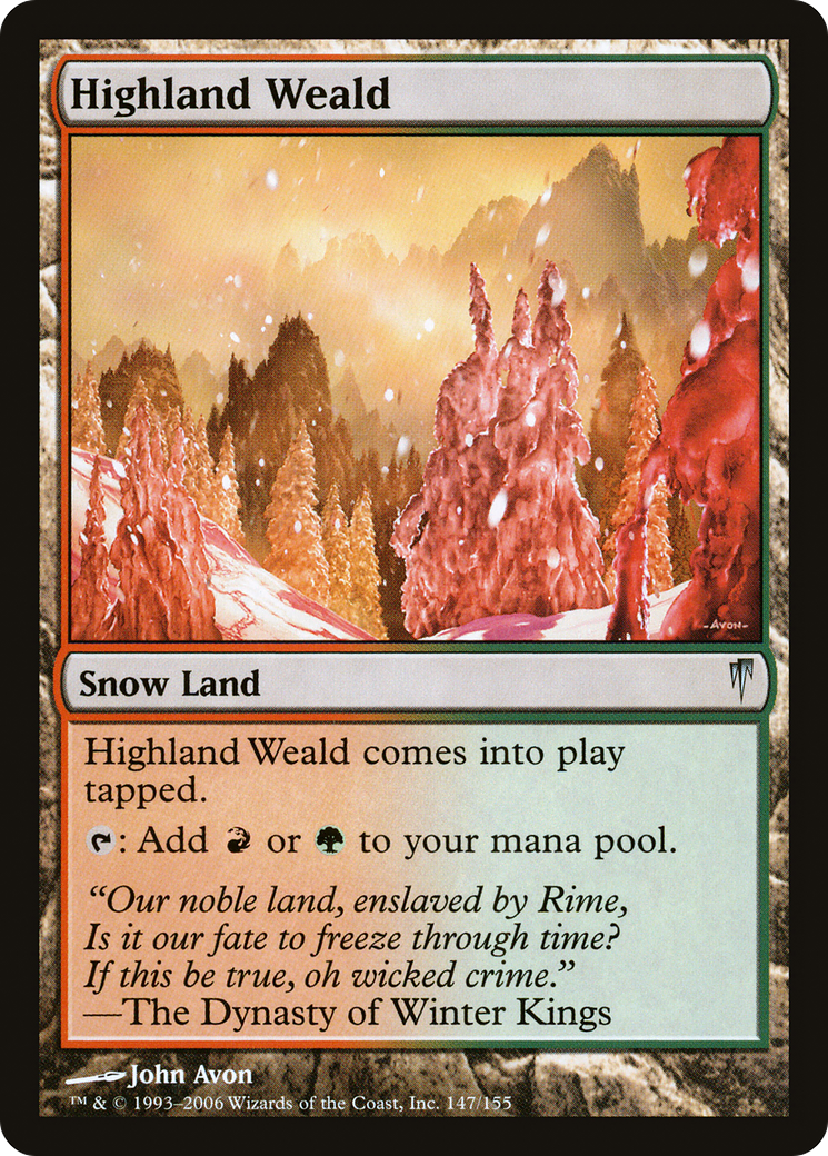 Highland Weald [Coldsnap] Foil