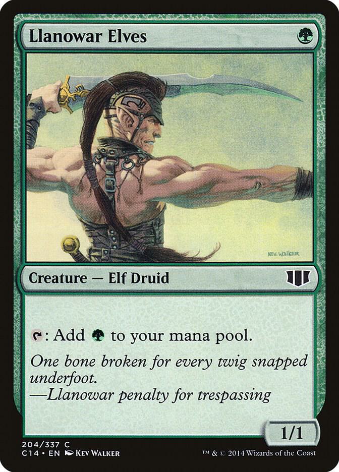 Llanowar Elves 204/337 (Commander 2014) 