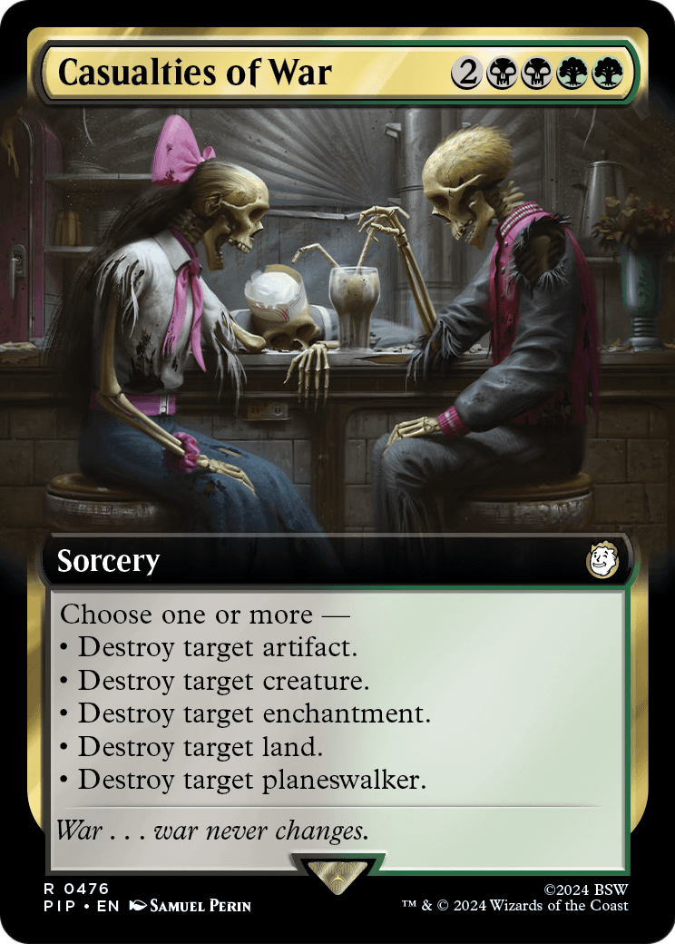 Casualties of War (Extended Art) [Fallout] Foil