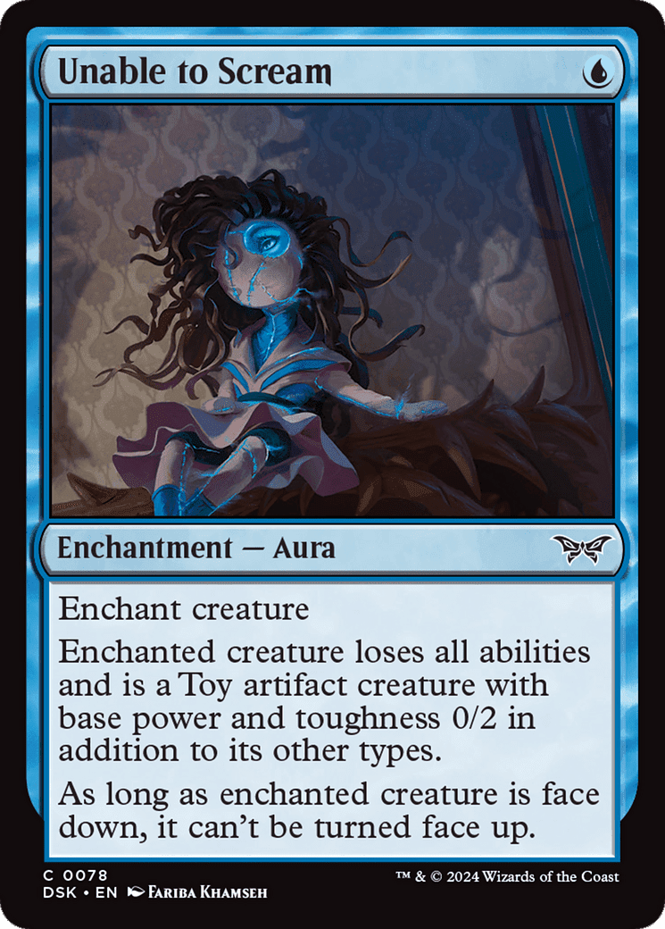 Unable to Scream [Duskmourn: House of Horror] Foil