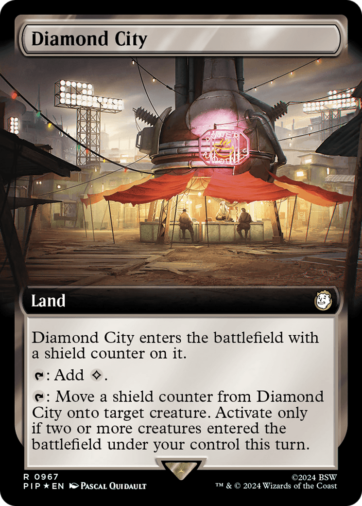 Diamond City (Extended Art) (Surge Foil) [Fallout]