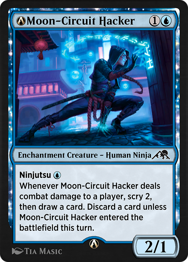 A-Moon-Circuit Hacker (NEO-A-67) - Kamigawa: Neon Dynasty