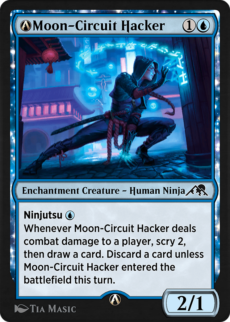 A-Moon-Circuit Hacker (NEO-A-67) - Kamigawa: Neon Dynasty