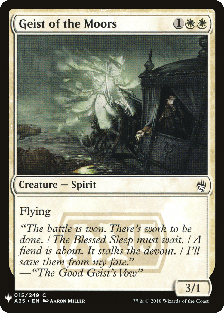 Geist of the Moors |  (A25-15) [The List]