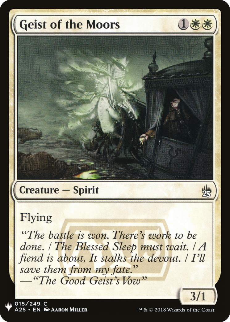 Geist of the Moors |  (A25-15) [The List]