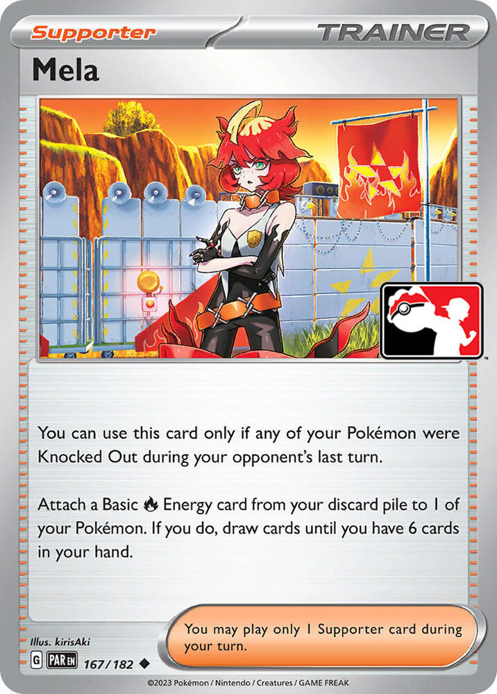 Mela Series 5 167/182 (Prize Pack Series Cards) 