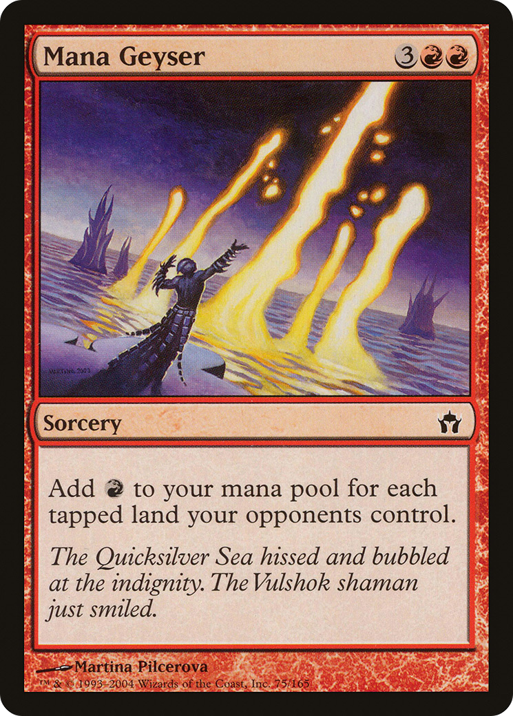 Mana Geyser [Fifth Dawn] Foil