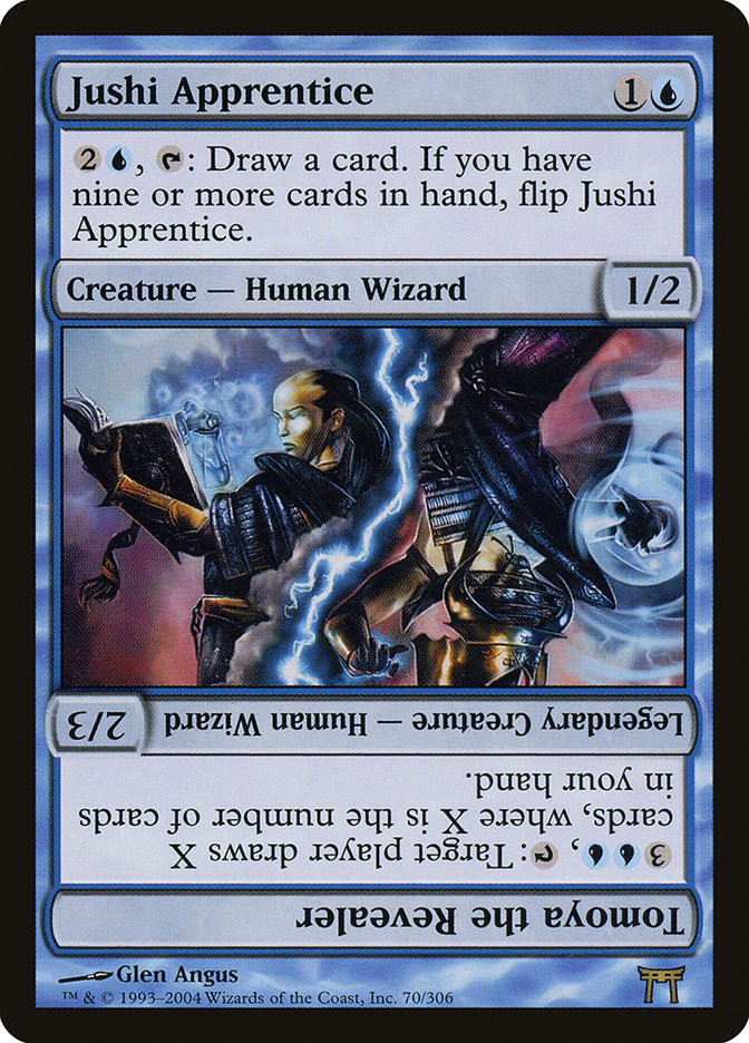Jushi Apprentice // Tomoya the Revealer 70/306 (Champions of Kamigawa) 