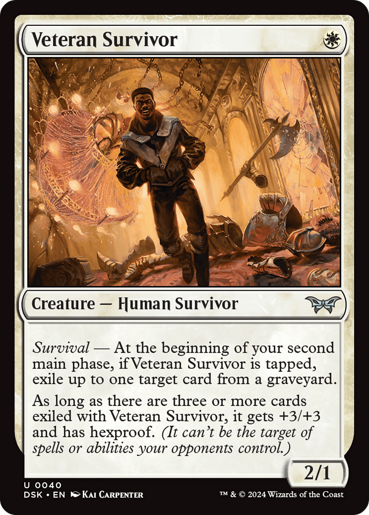 Veteran Survivor [Duskmourn: House of Horror] Foil