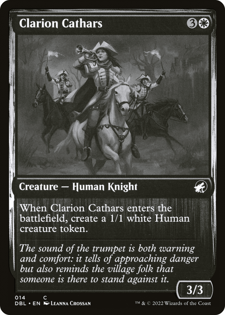 Clarion Cathars [Innistrad: Double Feature] Foil
