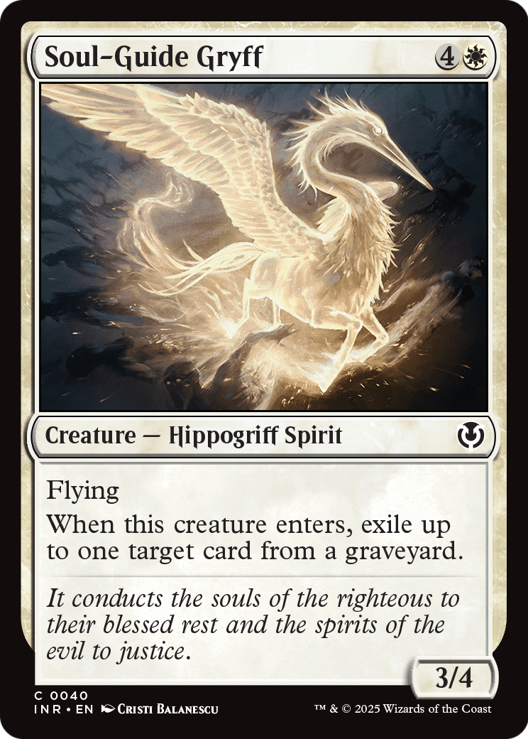 Soul-Guide Gryff (-040) [Innistrad Remastered]  Foil