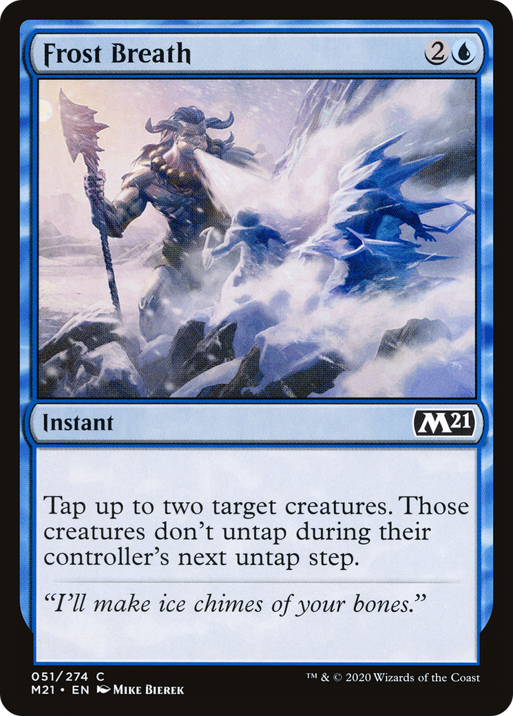 Frost Breath [Core Set 2021] Foil