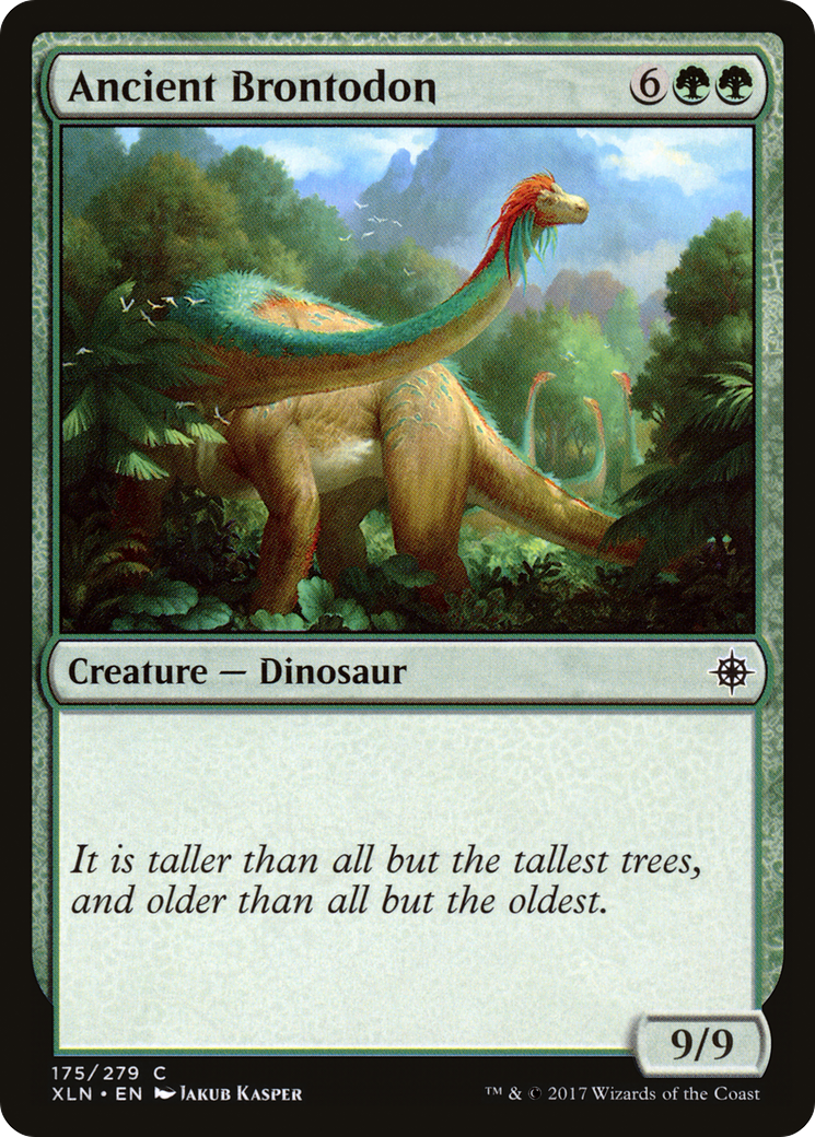Ancient Brontodon [Ixalan] Foil