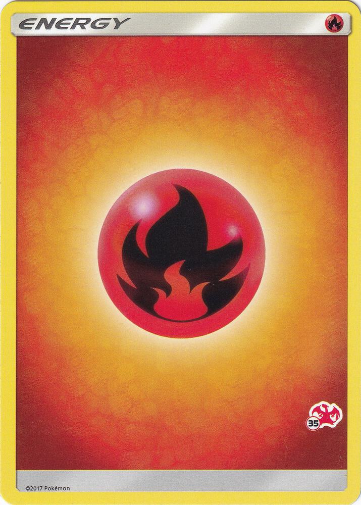 Fire Energy 35 Charizard Stamped  (Battle Academy) 