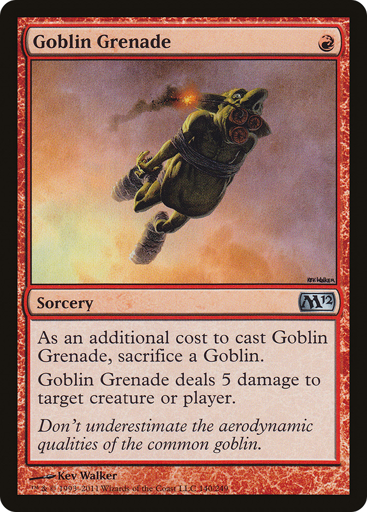 Goblin Grenade [Magic 2012] Foil