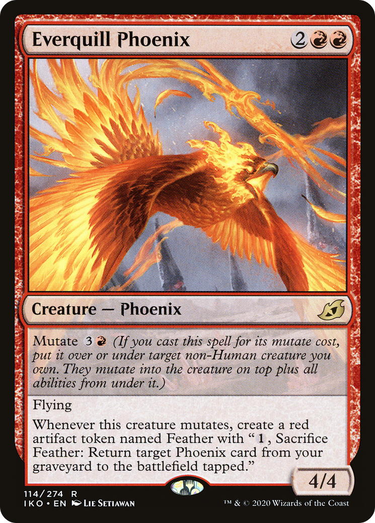 Everquill Phoenix [Ikoria: Lair of Behemoths] Foil