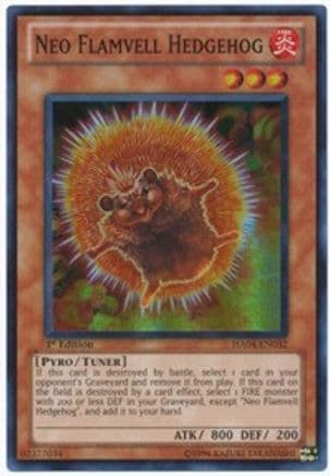 Neo Flamvell Hedgehog [HA04-EN032] Super Rare