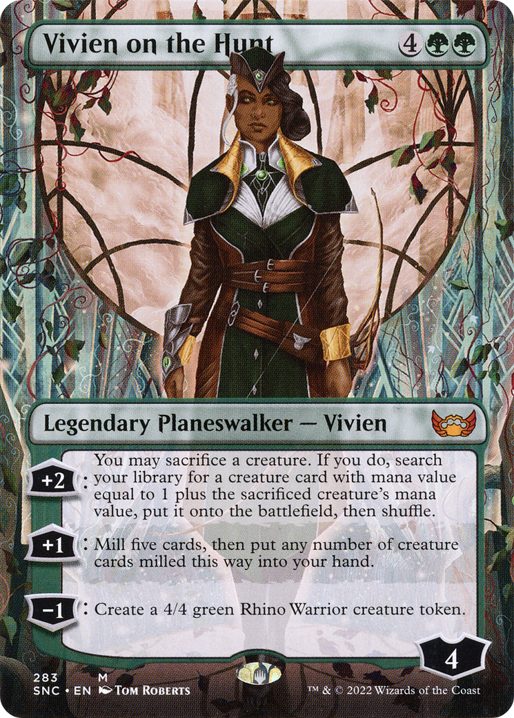 Vivien on the Hunt (Borderless) [Streets of New Capenna] Foil