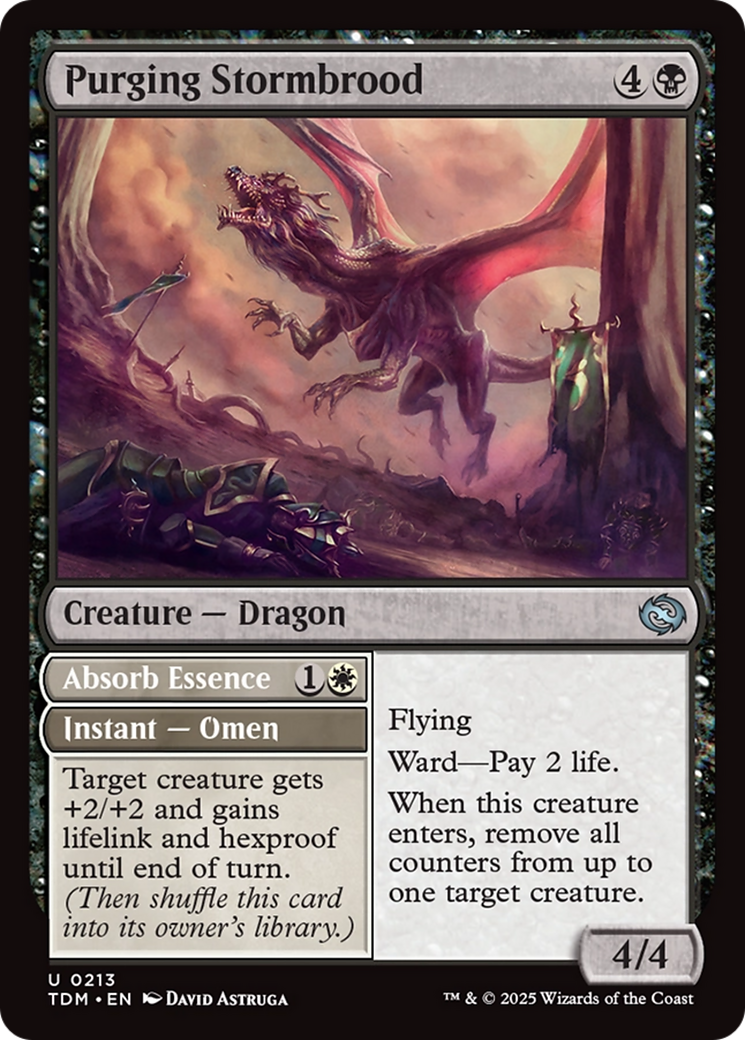 Purging Stormbrood (213) [Tarkir: Dragonstorm]  Foil