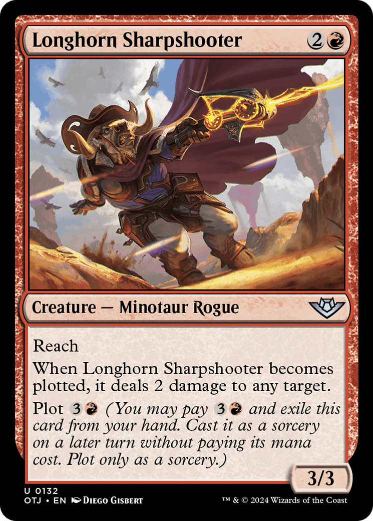 Longhorn Sharpshooter [Outlaws of Thunder Junction] Foil