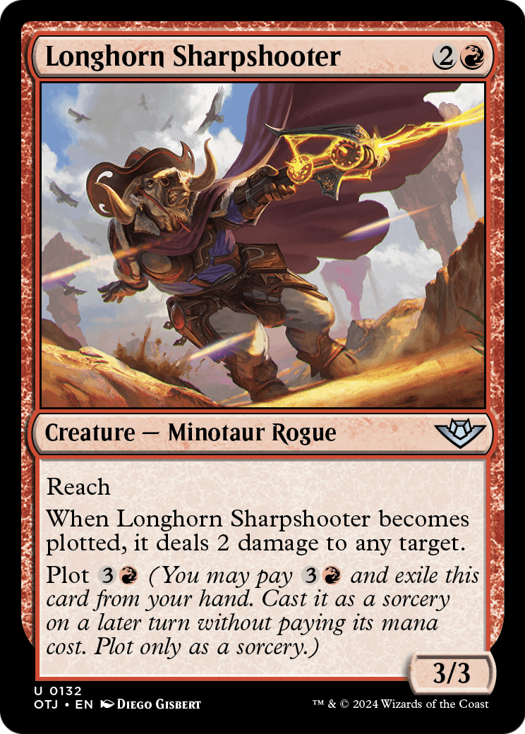 Longhorn Sharpshooter [Outlaws of Thunder Junction] Foil