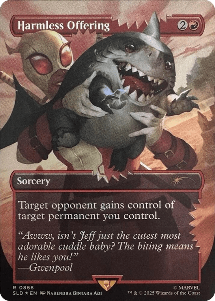 Harmless Offering (Rainbow Foil) (868) [Secret Lair Drop Series]
