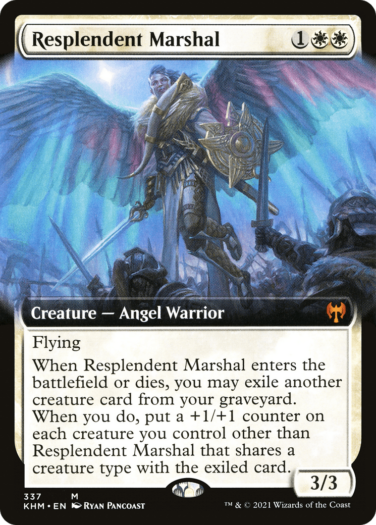 Resplendent Marshal (Extended Art) [Kaldheim] Foil
