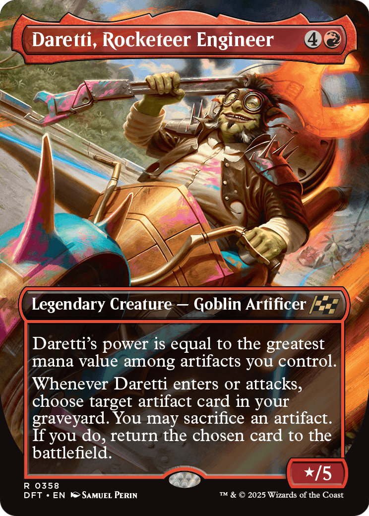 Daretti, Rocketeer Engineer |  Foil (358) [Aetherdrift]