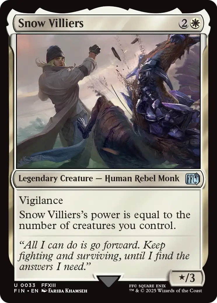 Snow Villiers (033) [FINAL FANTASY]  Foil