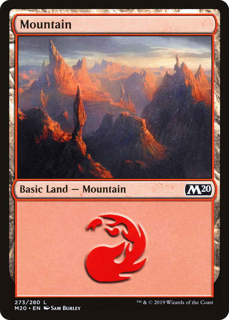 Mountain (273) [Core Set 2020] Foil