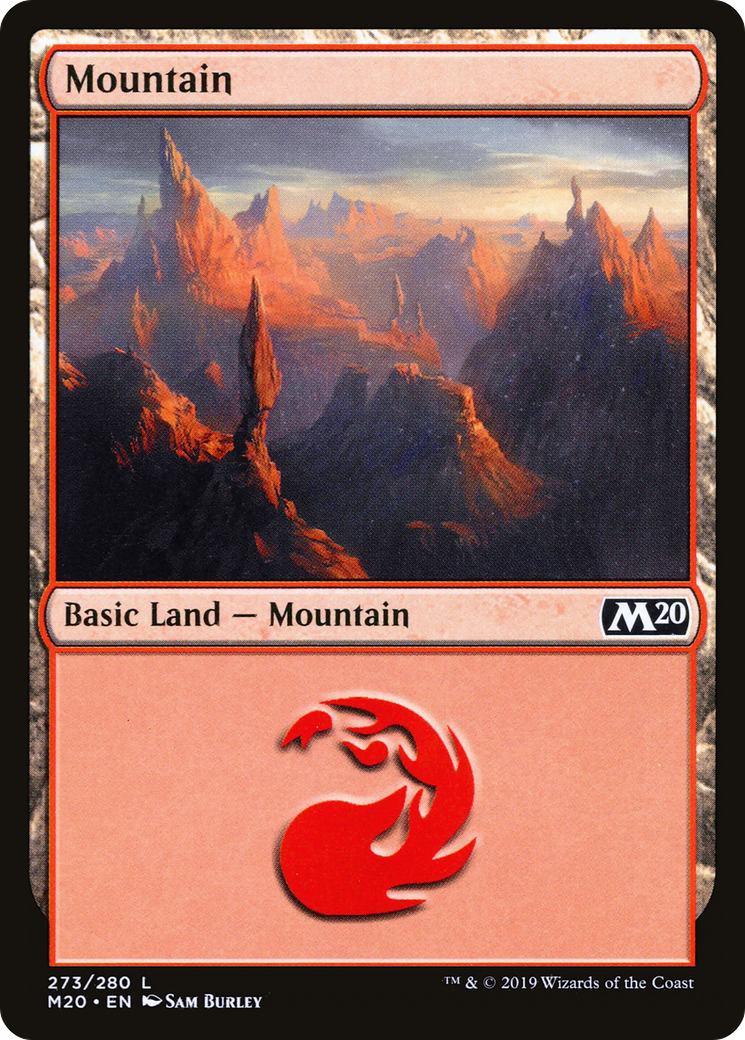 Mountain (273) [Core Set 2020] Foil