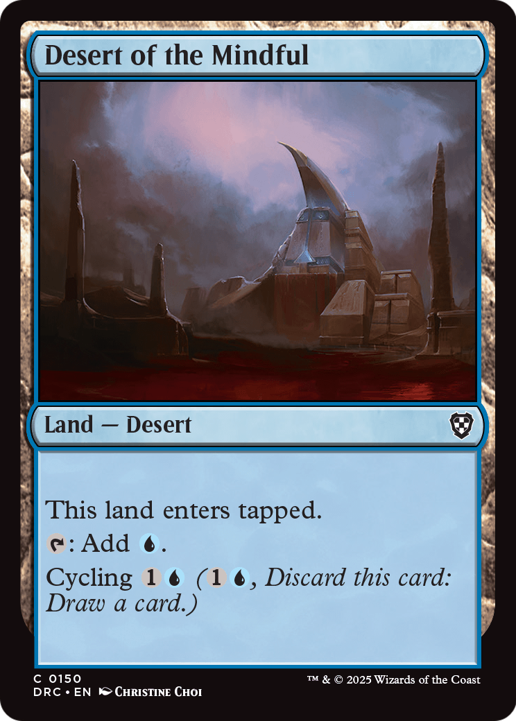 Desert of the Mindful (-150) [Commander: Aetherdrift]