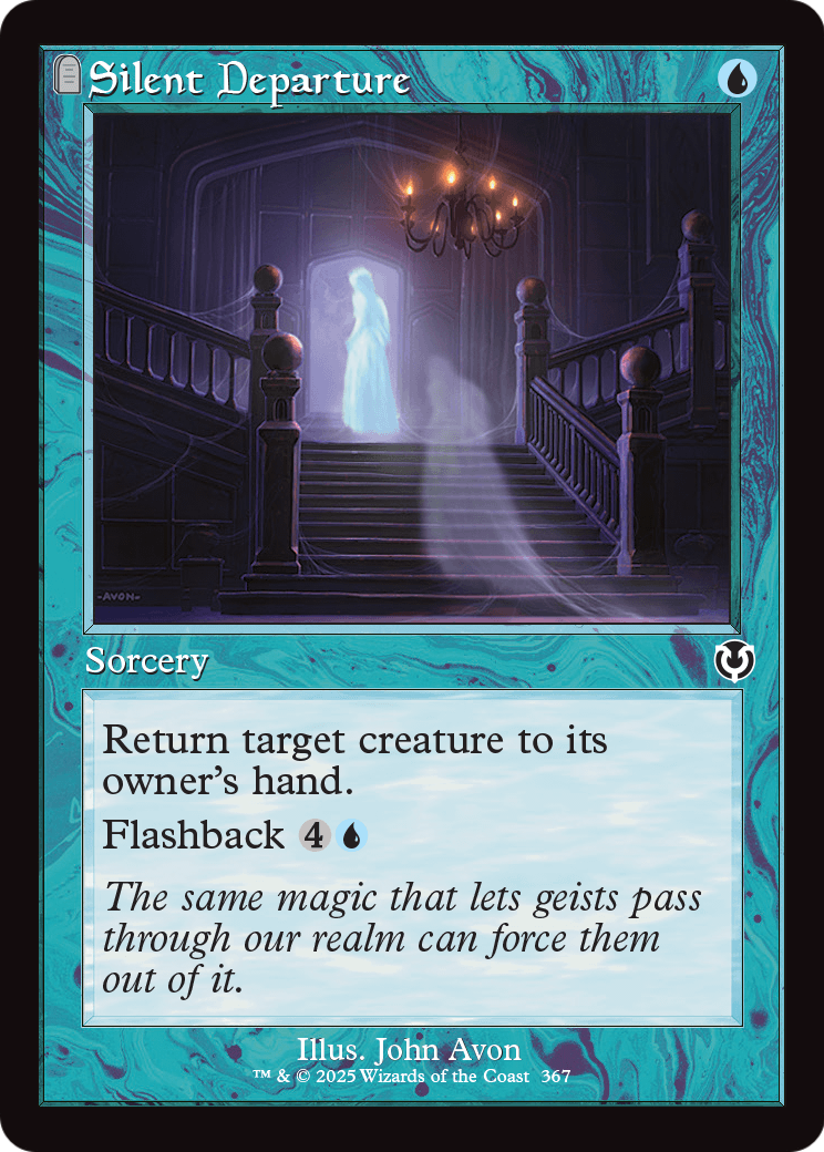 Silent Departure (Retro Frame) (-367) [Innistrad Remastered]  Foil