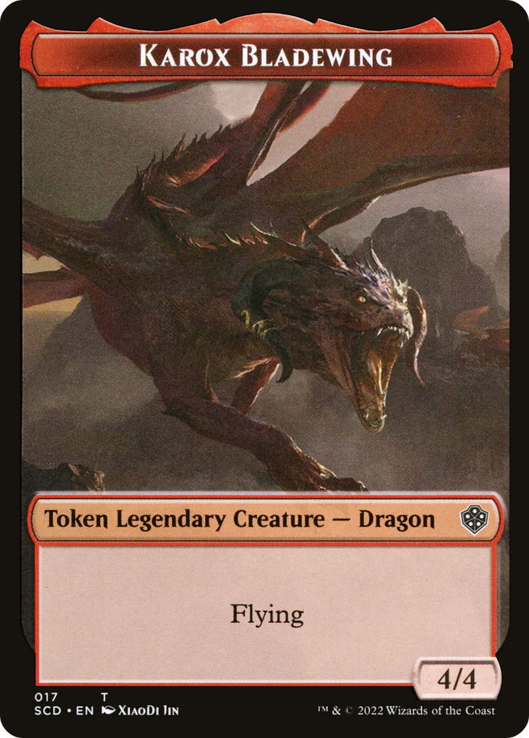 Karox Bladewing (TSCD-017) - Starter Commander Deck Tokens Foil