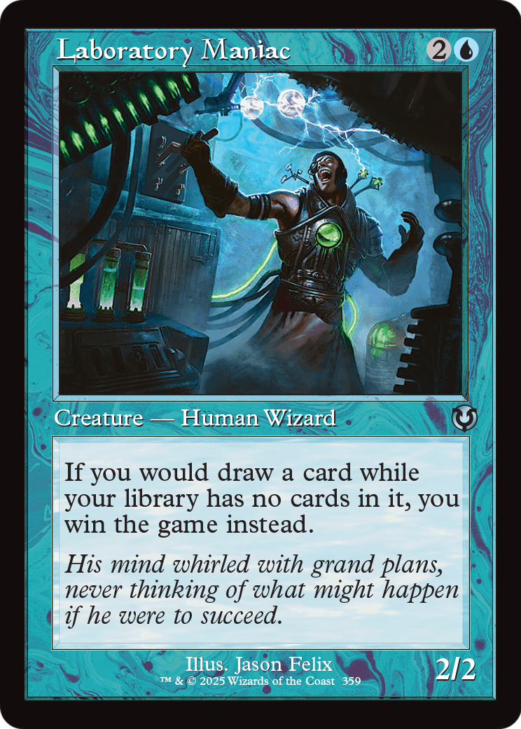 Laboratory Maniac (Retro Frame) (-359) [Innistrad Remastered]  Foil