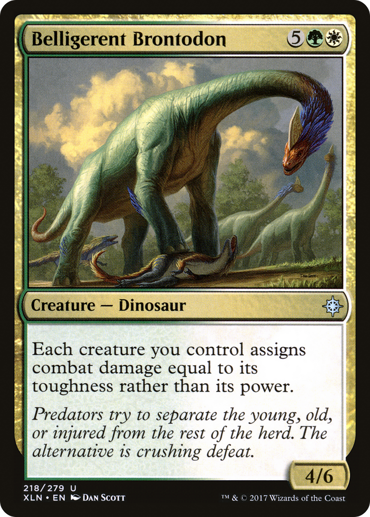 Belligerent Brontodon [Ixalan]