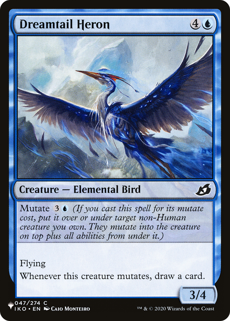 Dreamtail Heron |  (IKO-47) [The List]
