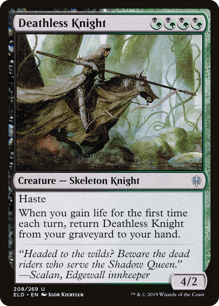 Deathless Knight [Throne of Eldraine] Foil