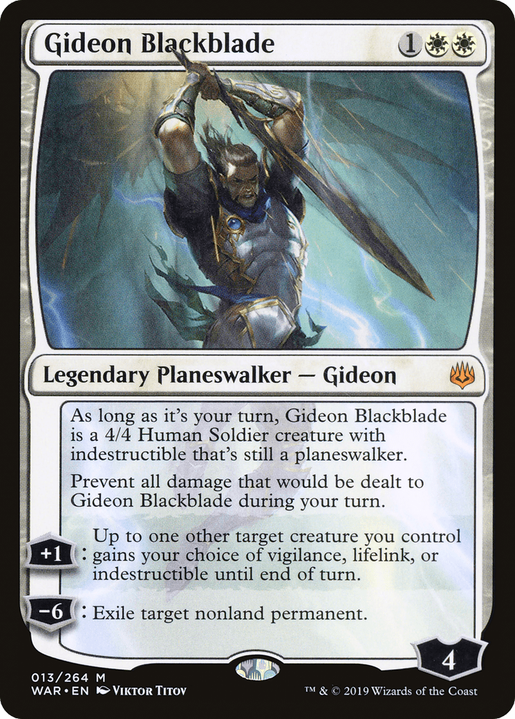 Gideon Blackblade [War of the Spark] Foil
