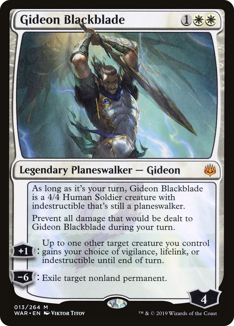 Gideon Blackblade [War of the Spark] Foil