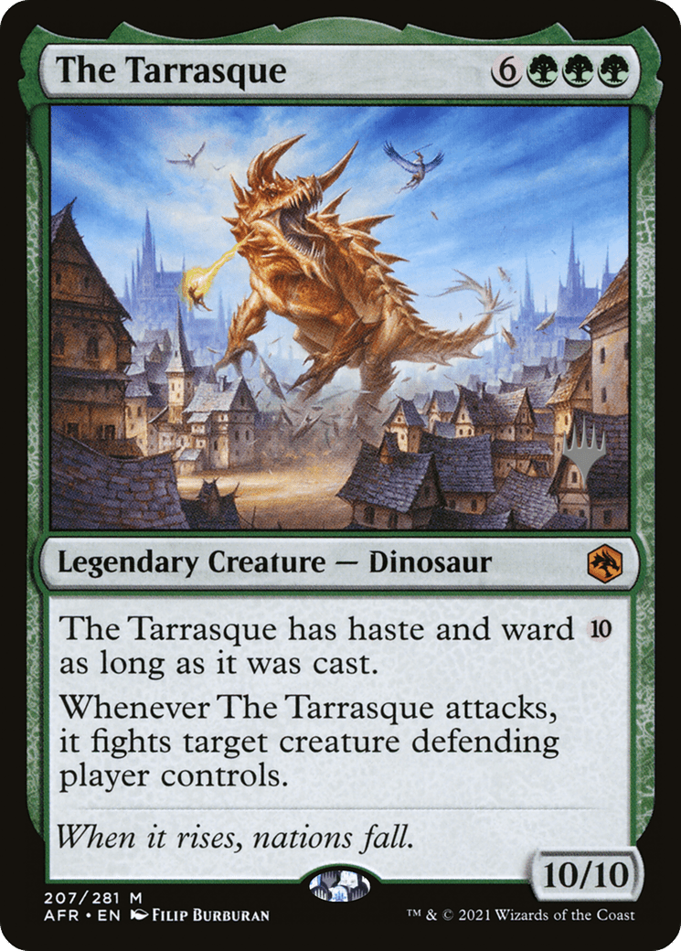 The Tarrasque (Promo Pack) [Dungeons & Dragons: Adventures in the Forgotten Realms Promos] Foil