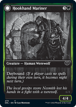 Hookhand Mariner // Riphook Raider [Innistrad: Double Feature] Foil