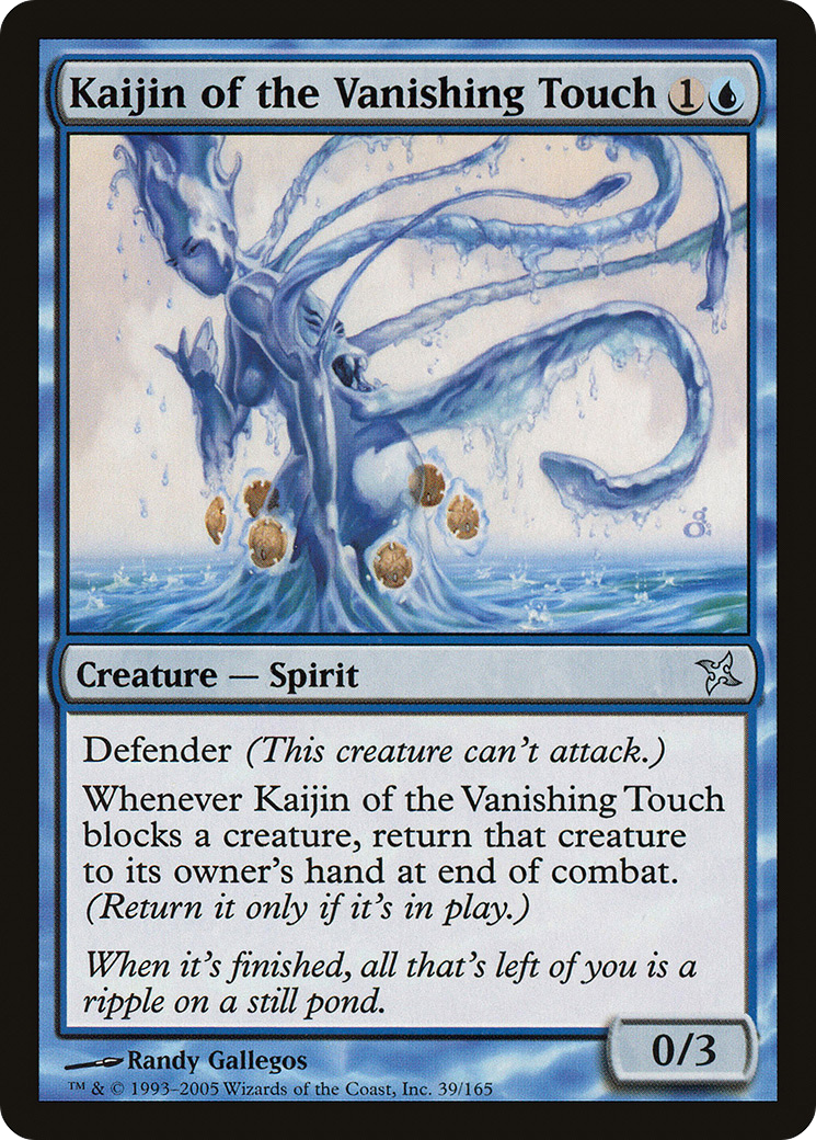 Kaijin of the Vanishing Touch [Betrayers of Kamigawa] Foil