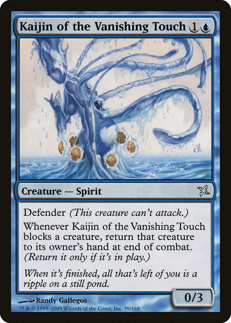 Kaijin of the Vanishing Touch [Betrayers of Kamigawa] Foil