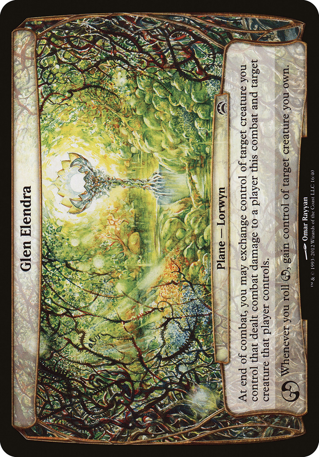 Glen Elendra (016) [Planechase 2012 Planes]  Foil